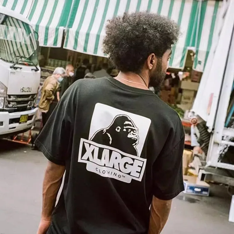 تي شيرت قطني بأكمام قصيرة ورقبة الهيب هوب برقبة هيب هوب أمريكية ثقيلة جديدة لعام 2025 للرجال والنساء #6