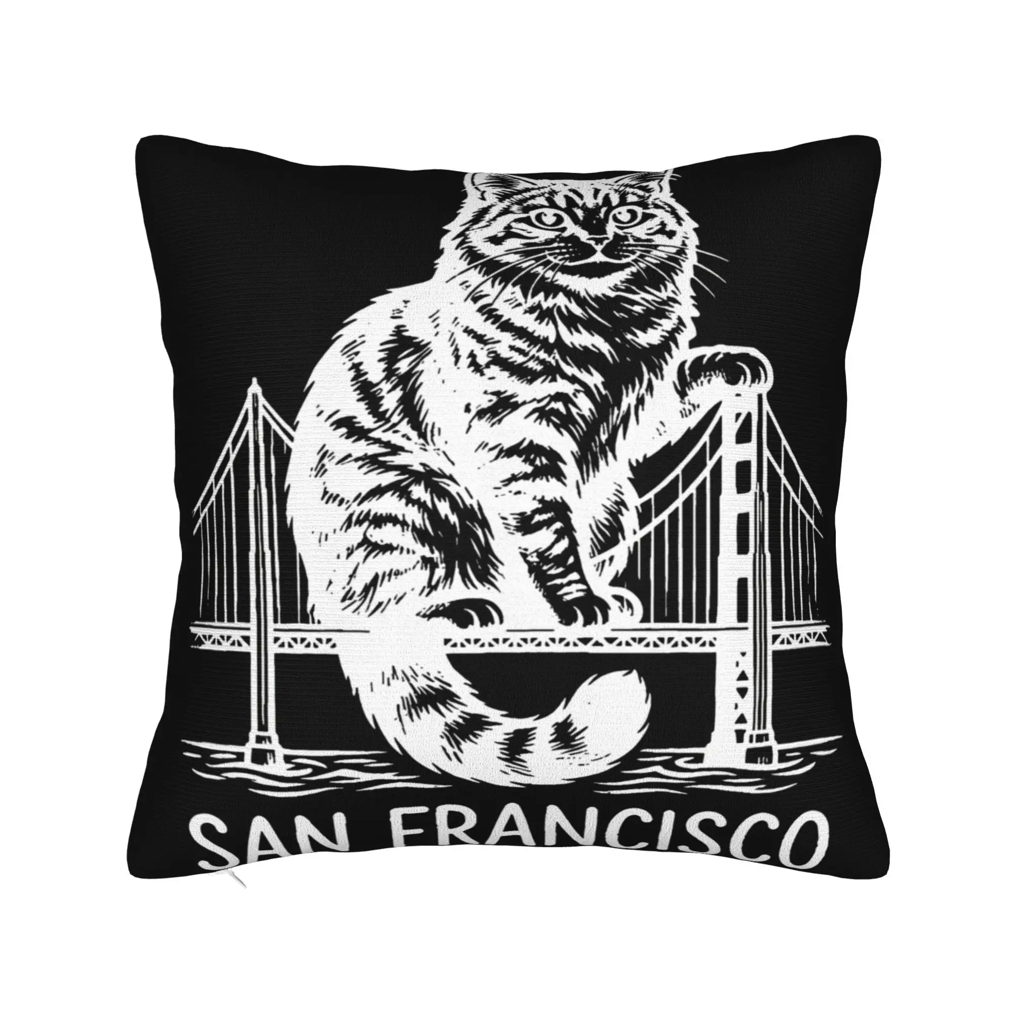 Project Hail Mary 2026 Ryan Gosling B Kliban Cat San Francisco Pillowcases Pillow Case For Living Room Bed Chair Pillow Cover