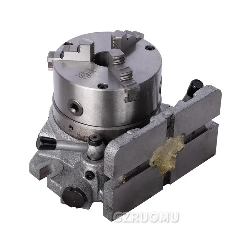 Testa divisoria F2 Set testa divisoria 63mm 8 pollici Mandrino a 3 griffe Set di fresatura semi universale per fresatrice e rettificatrice