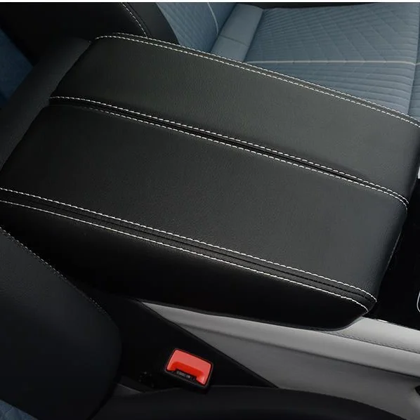 For VW Teramont Atlas 2017-2023 Accessories Central Armrest Cover Leather Storage Box Protective Pad Interior Modification