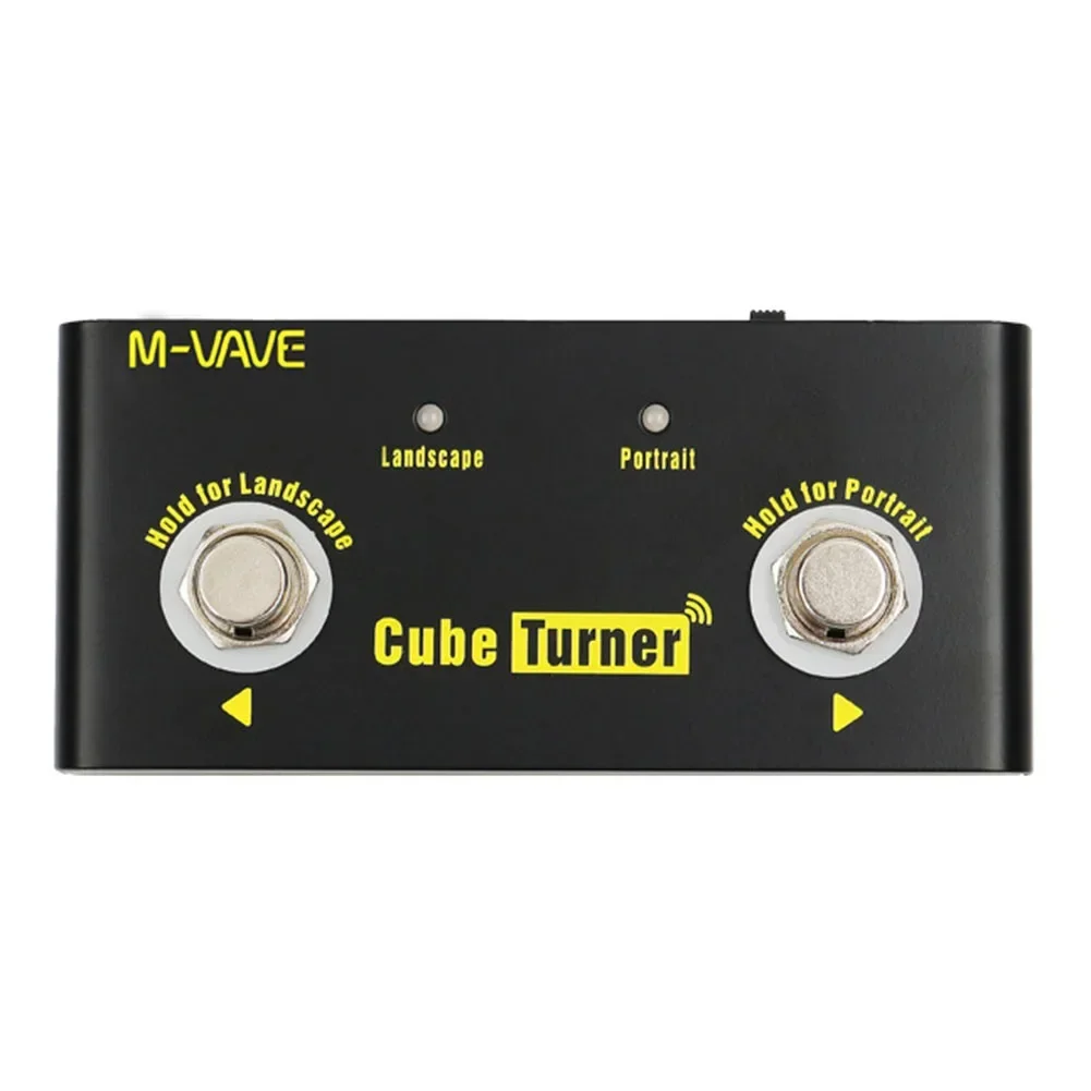 

1pc Multi Effect Pedal Page Turner For M-VAVE Cube Turner Wireless Page Turner Pedal Rechargeable 48 Hours Working Time