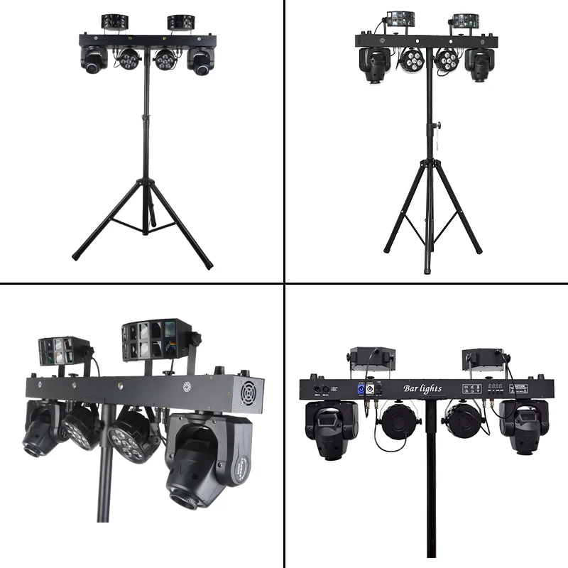Professional Moving Bar Stand Light 2pcs 2X10W 4in1 LED Butterfly Light 2X10W White Par Light DJ Disco Bar Light for Night Club