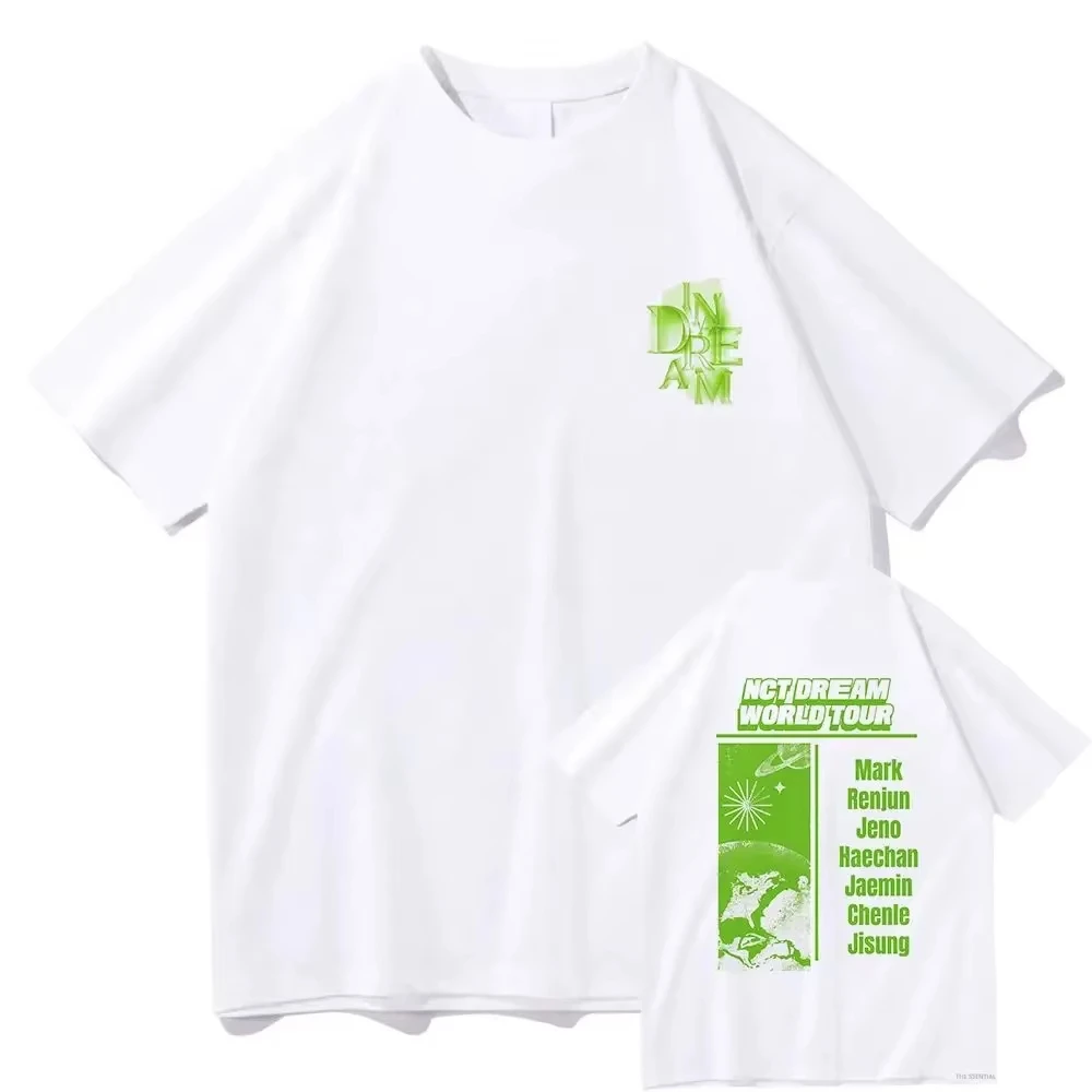 

Футболки Knop NCT Dream Tour in A Dream 2025 Мужчины Женщины Футболка с коротким рукавом Унисекс Хлопок Летние Эстетические футболки высокого качества