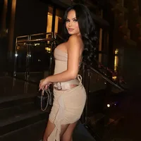 Conjunto de Falda corta con hombros descubiertos para niña, Top de tubo ajustado de cuero, falda a la cadera de estilo coreano dulce, picante