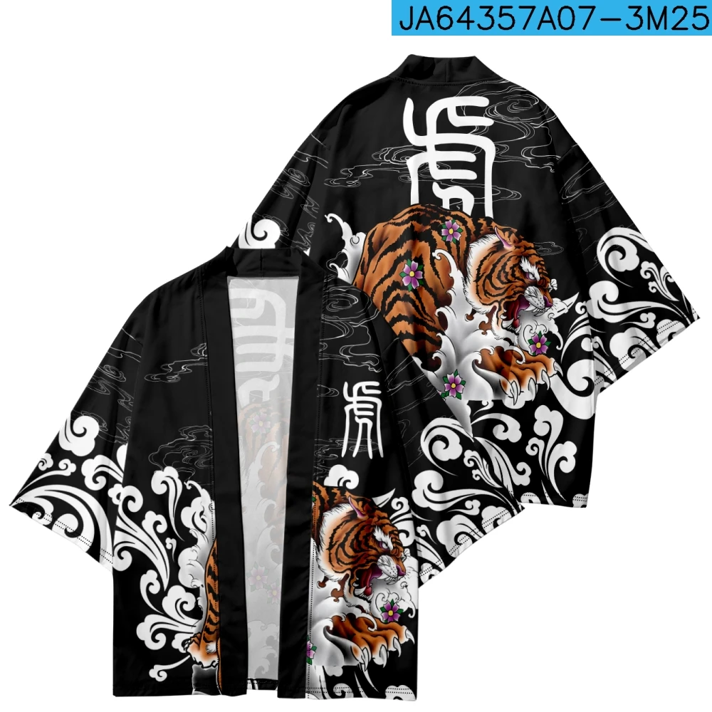 Japońskie Kimono kardigan mężczyźni lato nowy Haori samuraj Kimonos Karate Streetwear koszula Kimono japons mężczyzna Haori Yukata