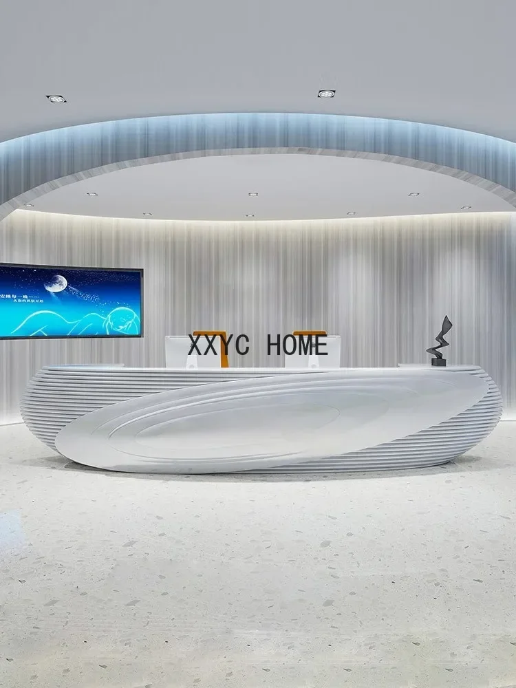Office Reception Table Hotel Front Desk Beauty Salon Bar Counter Cashier Personalized Customization