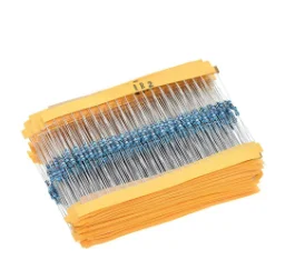 Boxed 600pcs 30Types 20pcs Each 1% Precision 1/4W Metal Film Resistors image 6