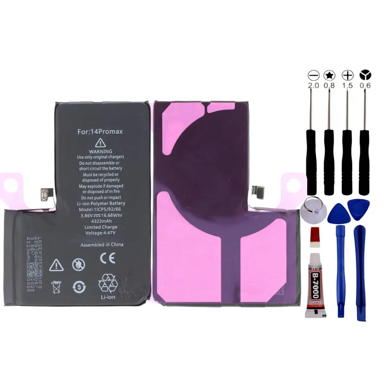 Batterie Pour iPhone 14 PRO MAX Identique ORIGINALE 4323MAH +Outils +Adhésif