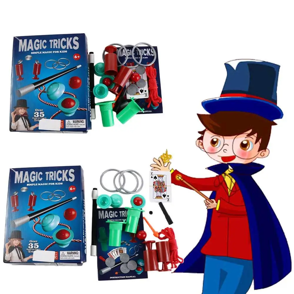 

Interactive Magia Puzzle with Instruction Manual Magic Set For Magic Tricks Set Simple Magic Prop Beginners Magic Kit