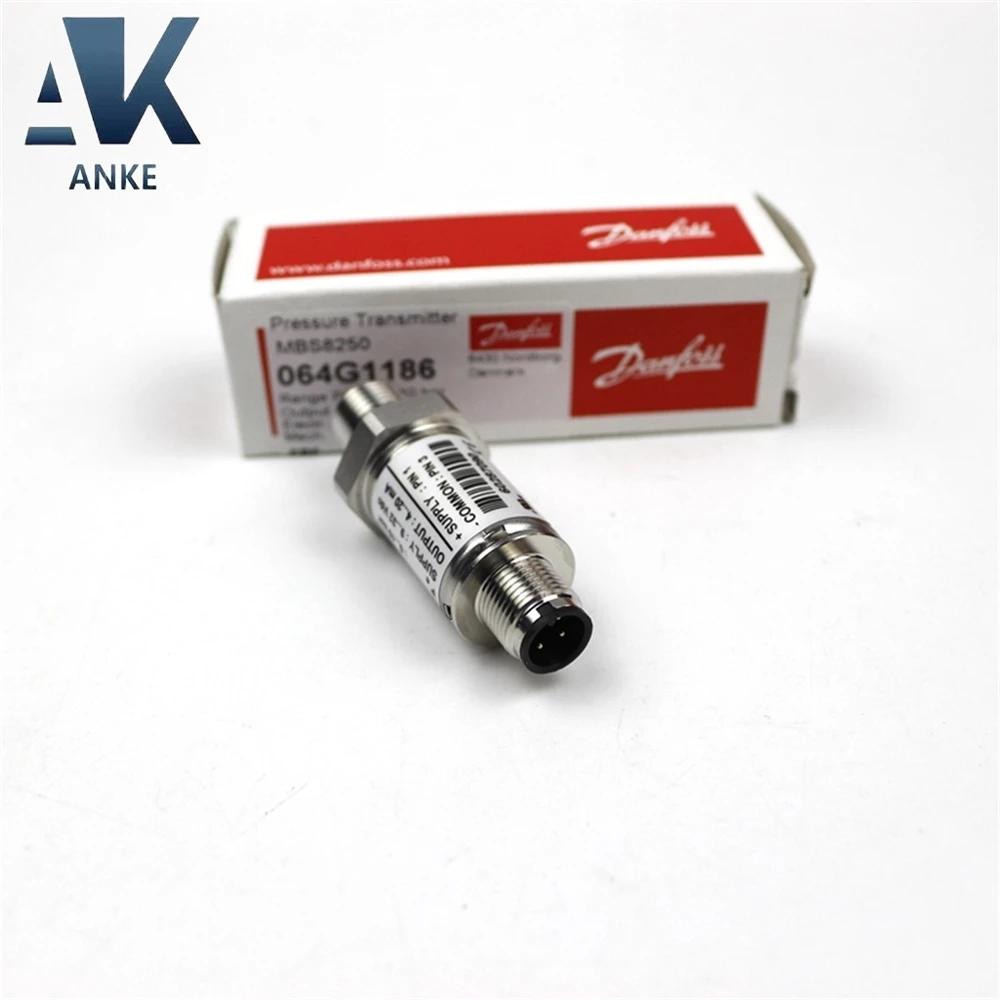 Danfoss MBS8250 064G1186  pressure sensor new and original 0-10bar level of protection IP67 output signal 4-20mA