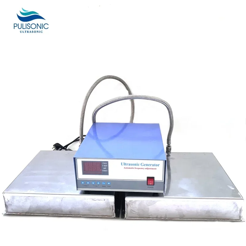 Strong Wave Steel SUS316 Underwater Ultrasonic Transducer Vibration Cleaner For Cleaning Auto Engine Lab Hardware