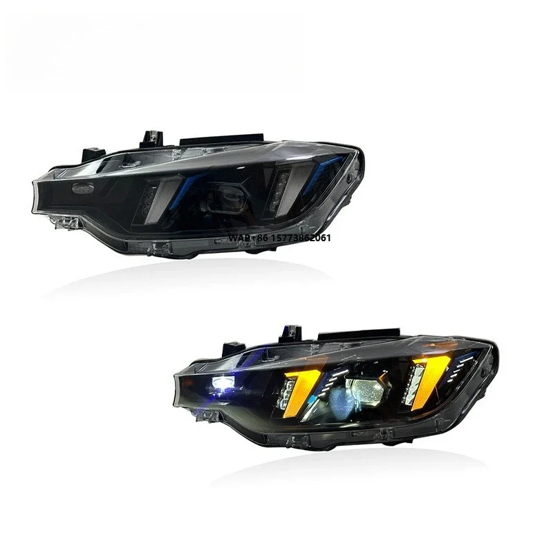 

1 Unit LED Headlights Car Accessories Suitable for Auto Lighting Systems 13-18 3 Series F30 F35 Modified with Dual Color DRL LE