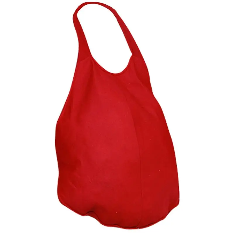 

AS60-Забавный унисекс-костюм Деда Мороза с накладным животом, реквизит для рождественских представлений, аксессуары для косплея, товары для рождественских вечеринок