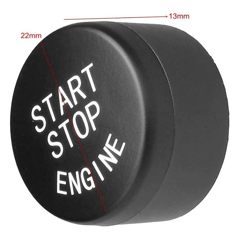 ปุ่ม Start STOP Engine mobil สวิตช์ปิดสีดำสำหรับ-BMW F02 F01 F10 F11 2009 2010 2011 2012 2013