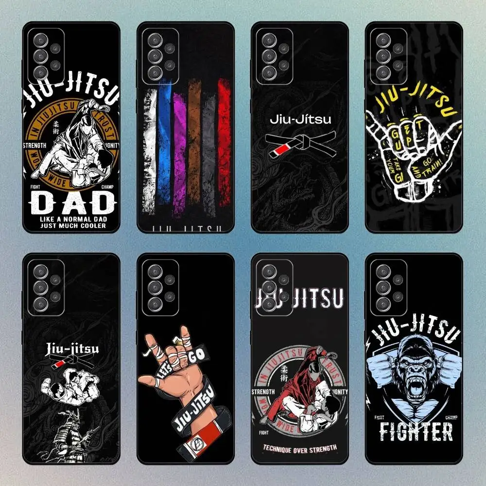 

BJJ Brazilian Jiu-Jitsu Phone Case For Samsung S25,S24,S21,S22,S23,S30,Ultra,S20,Plus,Fe,Lite,Note,10,9,5G Black Cover