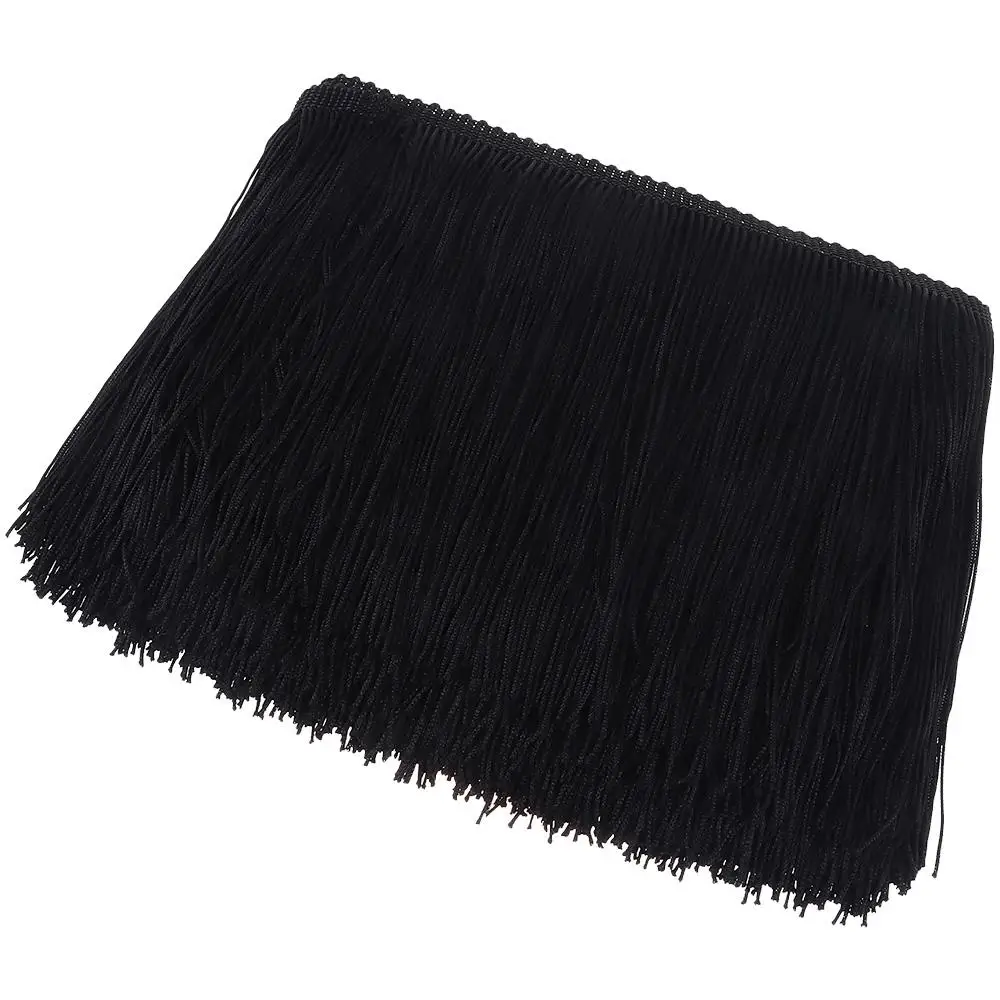 

10 Yards 6 Inches Fringe Trim Polyester Solid color Tassel Trim DIY Craft Accessories Fringe Trimming Ribbon Latin Dress
