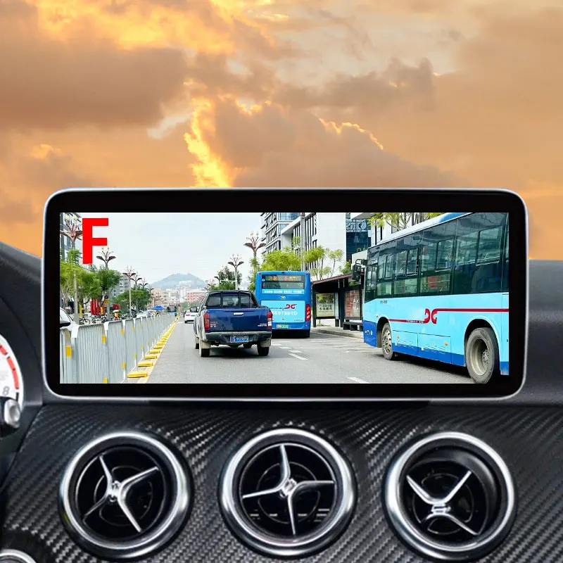 For Mercedes Benz C Class E Class W203 W204 W211 W212 W213 2012-2020 170° Fisheye AHD 1920*1080P Front Logo View Car Camera view 5