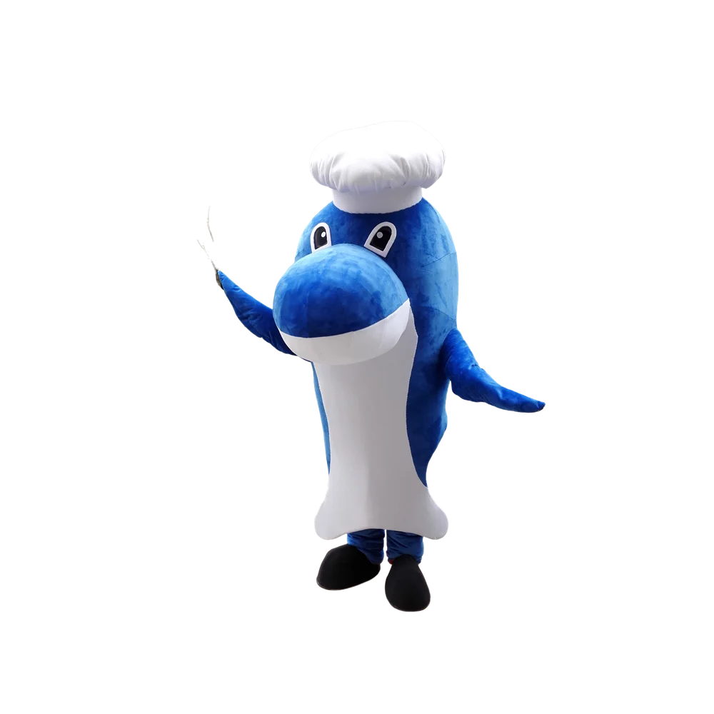 Frutas do mar baleia chef mascote traje personalizado fantasia anime cosplay kits mascotte fantasia vestido carnaval traje 1204