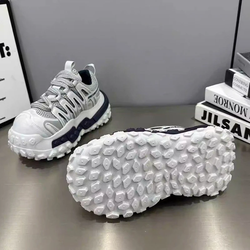 High Quality Chunky Sneakers for Women Design Big Head Mesh Breathable Platform Female Sneakers Summer Tenis Feminino view 5
