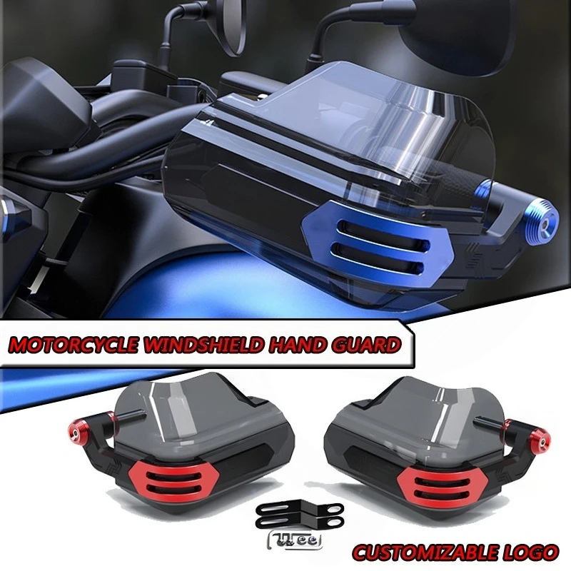 Universal High-Intensity Motorcycle Modification Windshield And Handguard Motorcycle Handbrake Protector Shield Motorcycle Parts