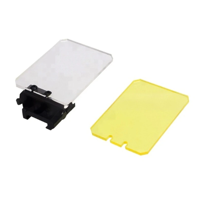 

Sight Scope Lens Sight Lens Screen Cover Shield Square Foldable Clear Protector Lens 20mm Mounted Sight Protector