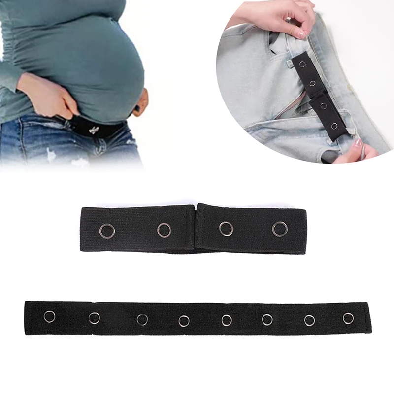Extension de boucle de ceinture élastique gratuite pour femmes, boucle de réglage d'expansion élastique pour hommes, ceinture paresseuse Invisible pour jeans
