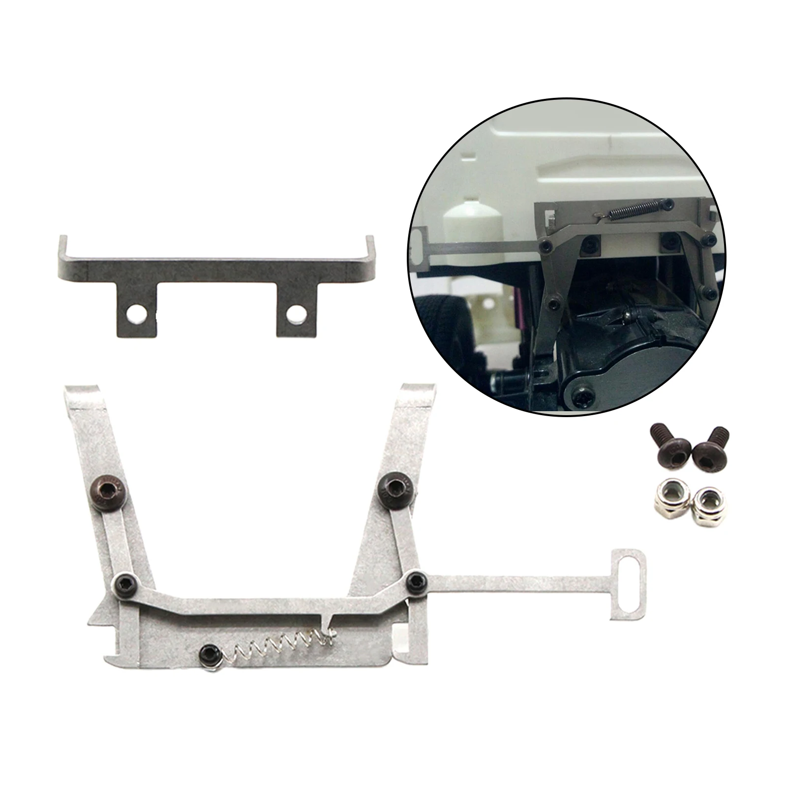 

Front Buckle Fit :14 Scale RC Tractor Truck Upgrade Parts, Easy to Install