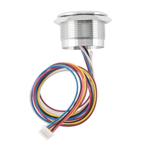 Imagen 2 del producto R503 Circular redondo RGB anillo indicador LED Control DC3.3V MX1.0-6Pin capacitivo módulo de huellas dactilares Sensor escáner-TCES