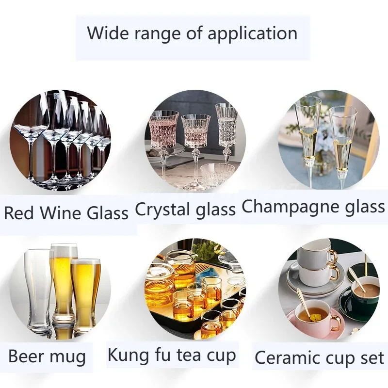 Low Price Electric Glasses Bar Restaurant Cafe Glass Edge Polishing Machine High Efficiency Glasses Polishing Machine 330/h