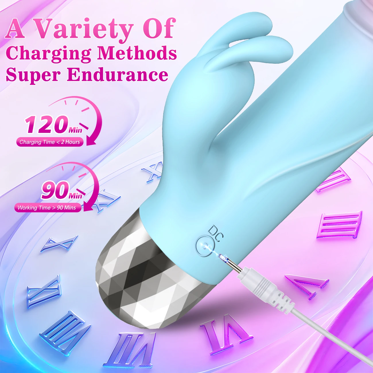 Powerful Rabbit Vibrator for Women Clitoris Stimulator Silicone G Spot Mini Bullet Vibrator Female Dildo Sex Toys for Adults 18+ 4