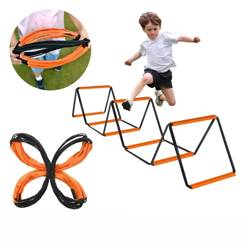 Multi functional Agile Ladder Speed Training Coordinated Foot Exercise Football Equipment Dual purpose Football Training Jumping