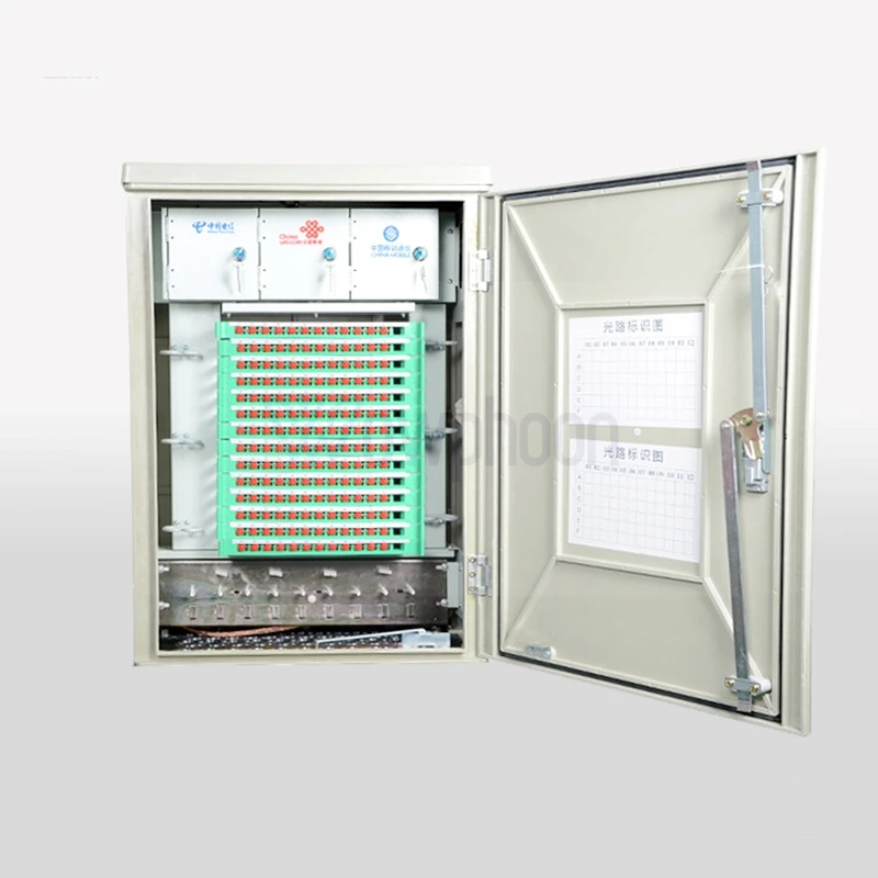 

Fiber Optic Cable Cross Connect Optical Distribution Cabinet Fully Equipped with Jumper Free Fiber Optic 144 Core SC APC UPC DIY