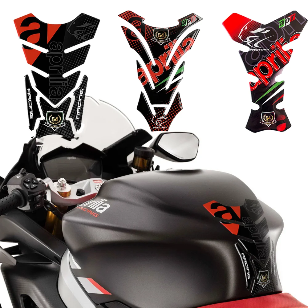 For Aprilia Shiver GPR APR Tank Pad 3D Stickers Motorcycle Accessories Protector Covers Shiver750 GPR125 V4 900 750 250 150 125