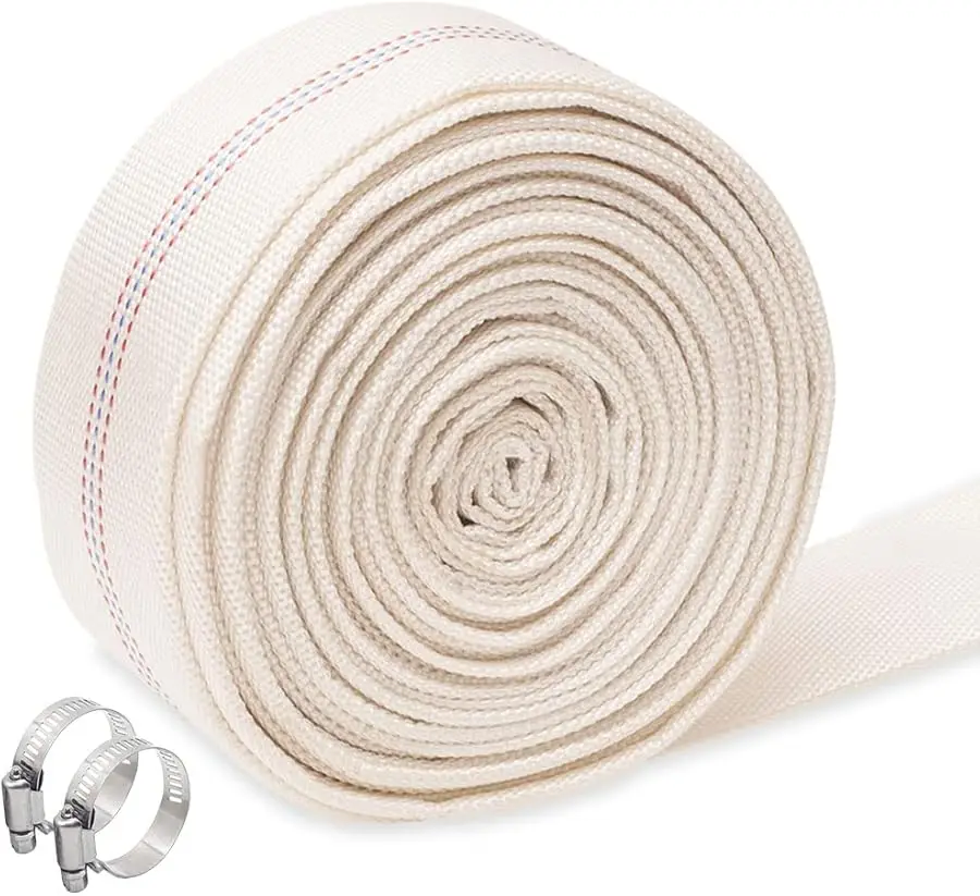 

1,25 x 62 фута, сверхмощный усиленный шланг для обратной промывки бассейна из ПВХ, универсальная плоская водоразрядная труба для воды Tra