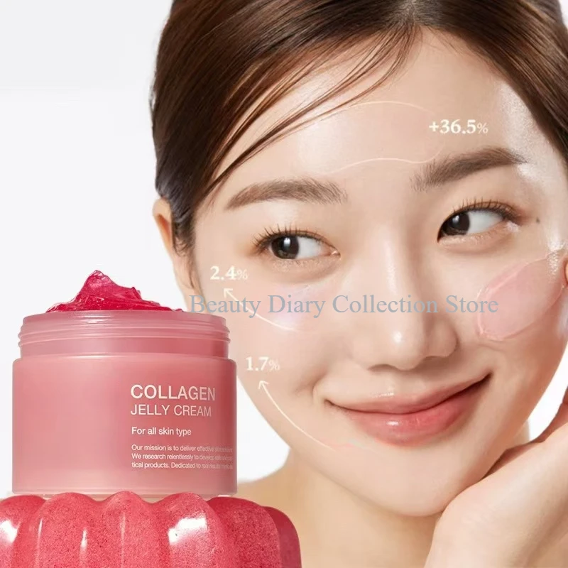 

Collagen Jelly Cream Nicotinamide Gel Face Cream Moisturizing Brighten Makeup Korean Skin Care Nourishing Hydrating Whiten Pores