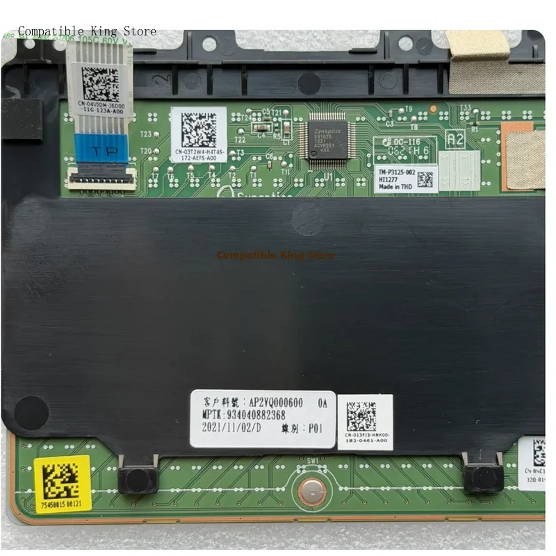 DD+Brand New Original Laptop Touchpad Trackpad for Alienware M17 R3 M17 R4, Part Number 013FJ3