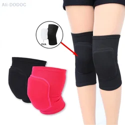 Sports Compression Knee Pads Elastic Knee Protector Thickened Sponge Knee Brace Support For Dancing Workout Training Yoga