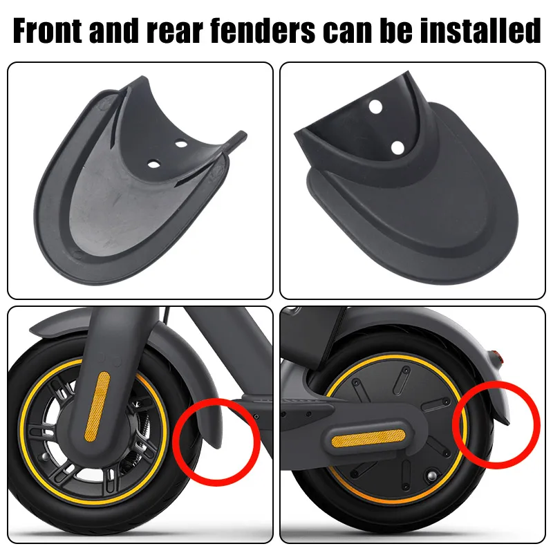 Electric Smart Scooter Rear Fender Support For Ninebot Max G30  Splash  Proof Back Shield Tyre Splash MudGuard Parts Accessories