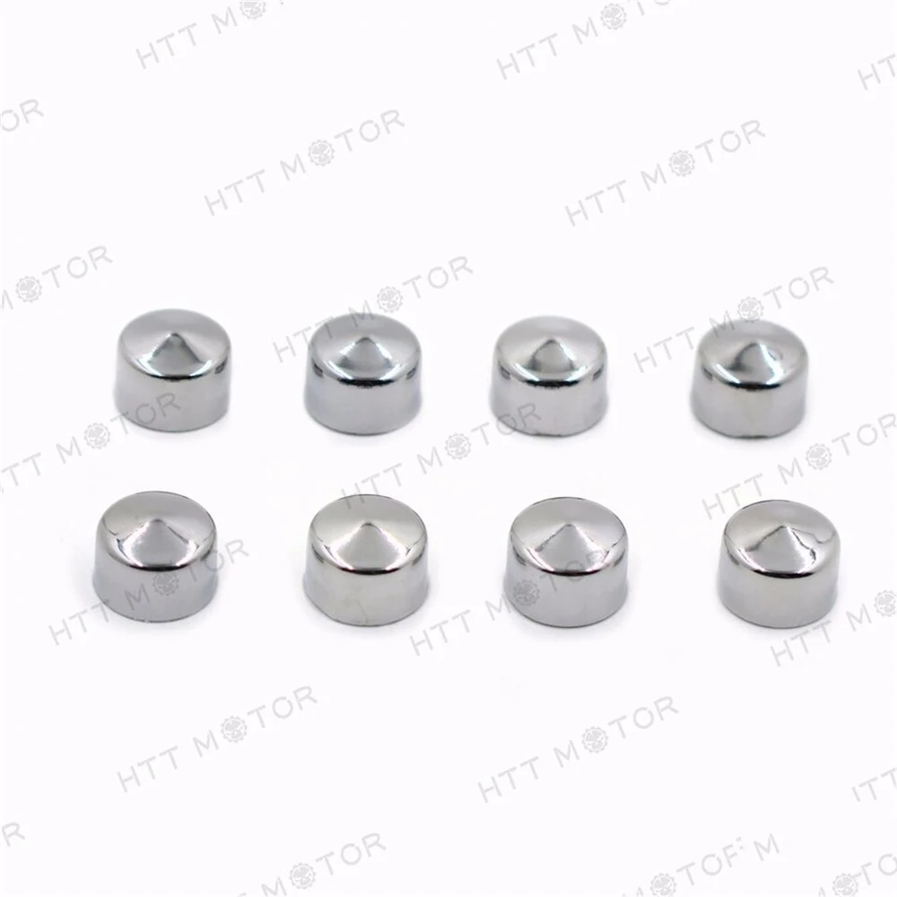 

8PCS Cap Dress Cover for 1999-2006 Harley Davidson Touring Push Rod Tappet Block Bolt Chrome Aftermarket Motorcycle Accessories