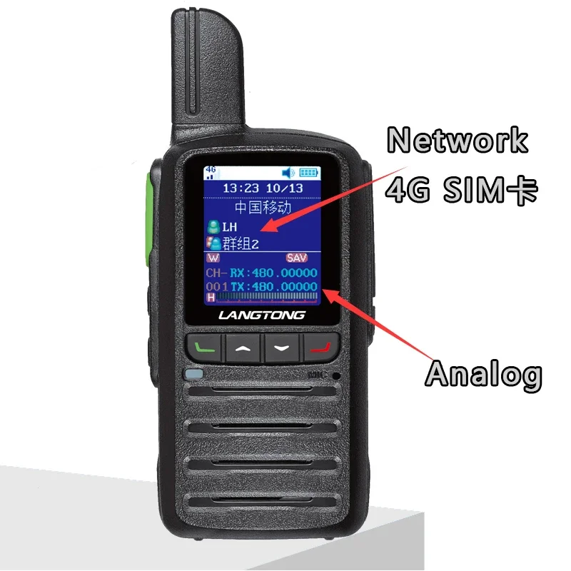 LINTON 2 Walkie talkie jaringan Analog 2pc, Radio 4G LTE POC Global 100km 500 mil 1000 Mile jarak jauh tak terbatas