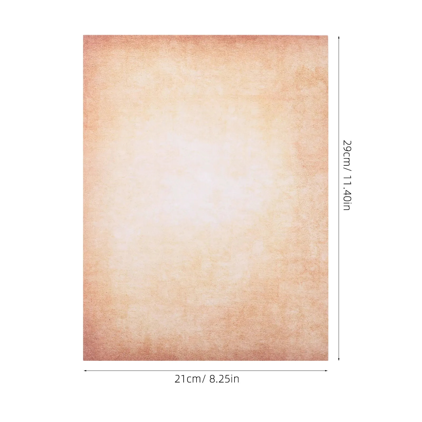 100Pcs -Style A4 Writing Paper Double-Sided Smooth Vintage Texture for Journal Refill Scrapbooking Letter Crafting