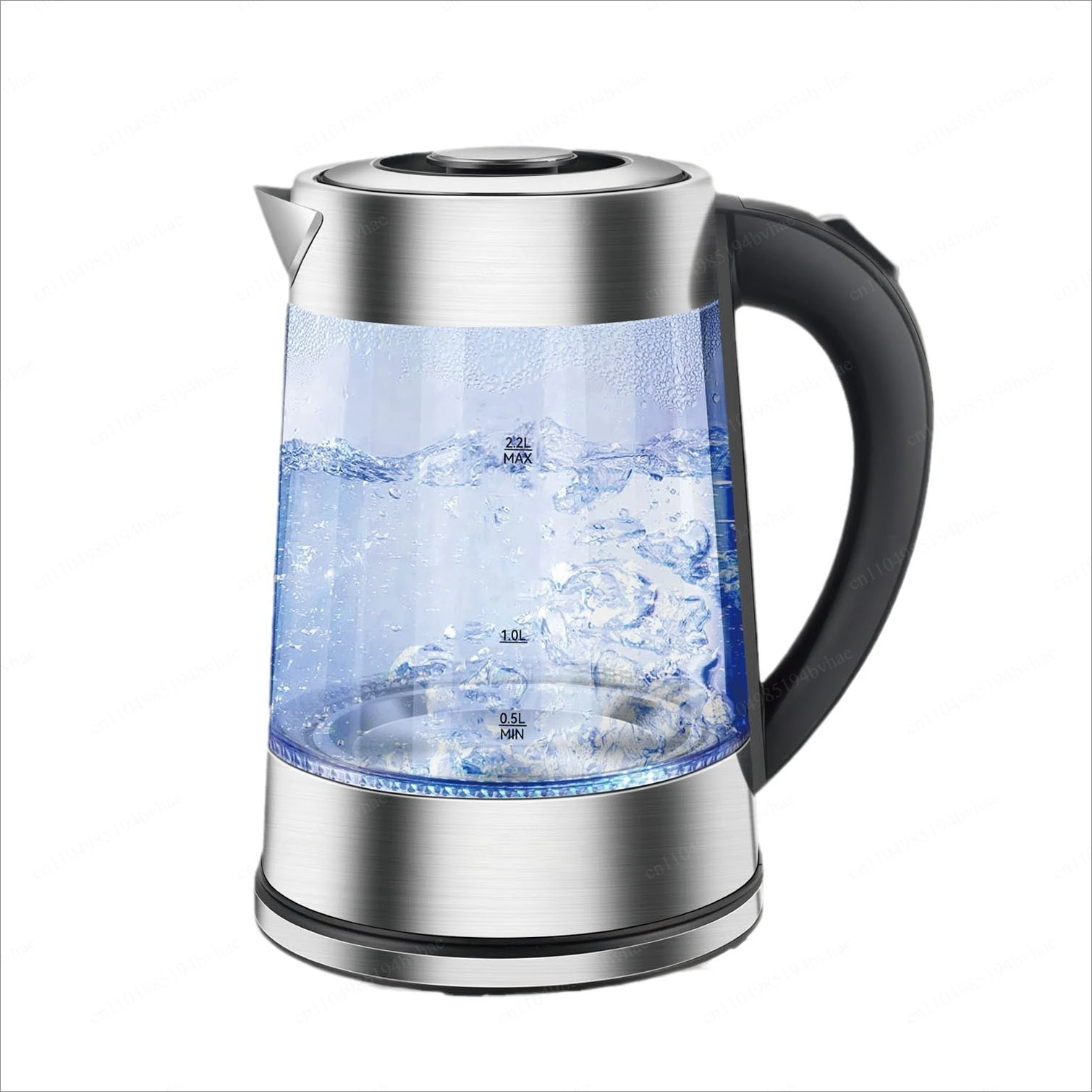 Heat Preservation Glass Electric Kettle, Double-Wall Insulated & Auto Shut-Off, Stainless Steel Bottom