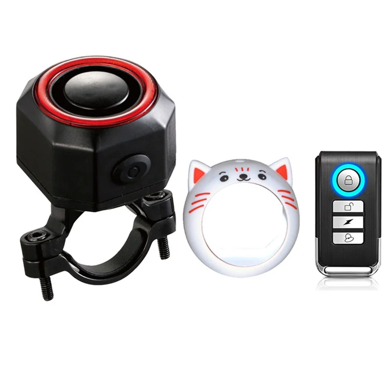 

USB Charging Smart Auto Brake Sensing Bicycle Taillight Waterproof Burglar Tail Lamp Remote Control Bike Rear Light