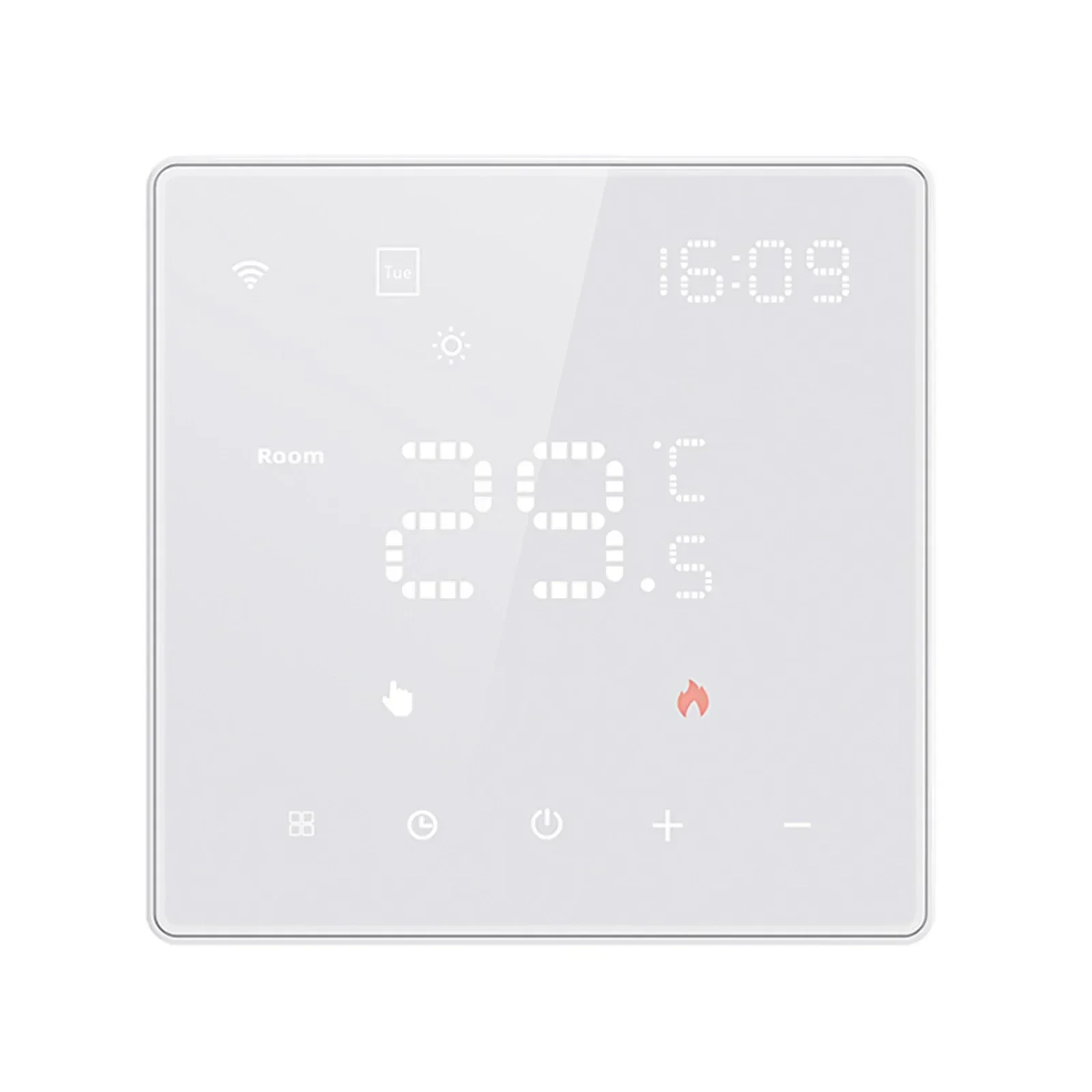 Temperature Control Panel Intelligent Thermostat Programmable Floor Heating Thermostat Voice Control Floor Heating Systems Parts