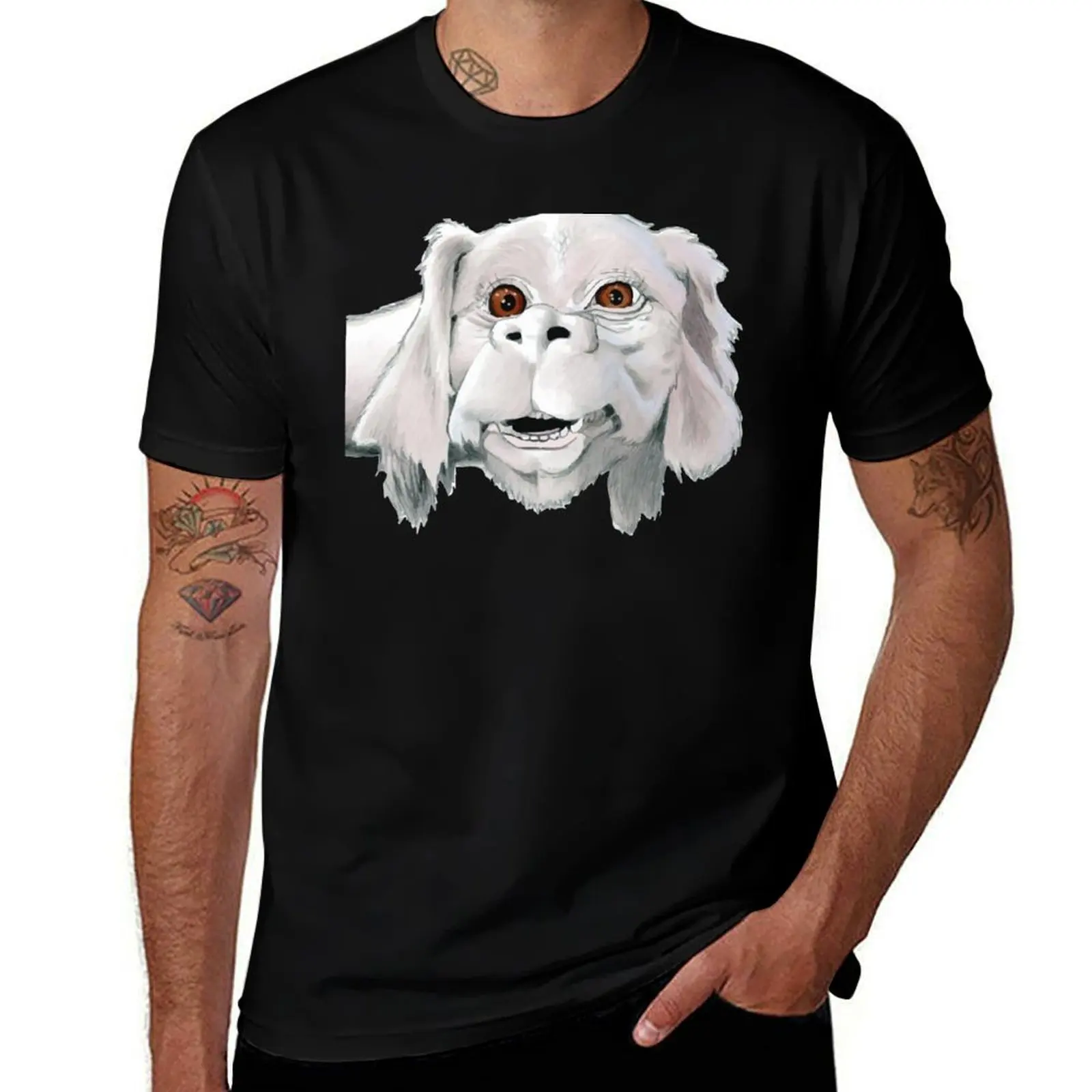 Falkor - Neverending Story - Costume T-Shirt Basic Solid Color Short Sleeve T-Shirt