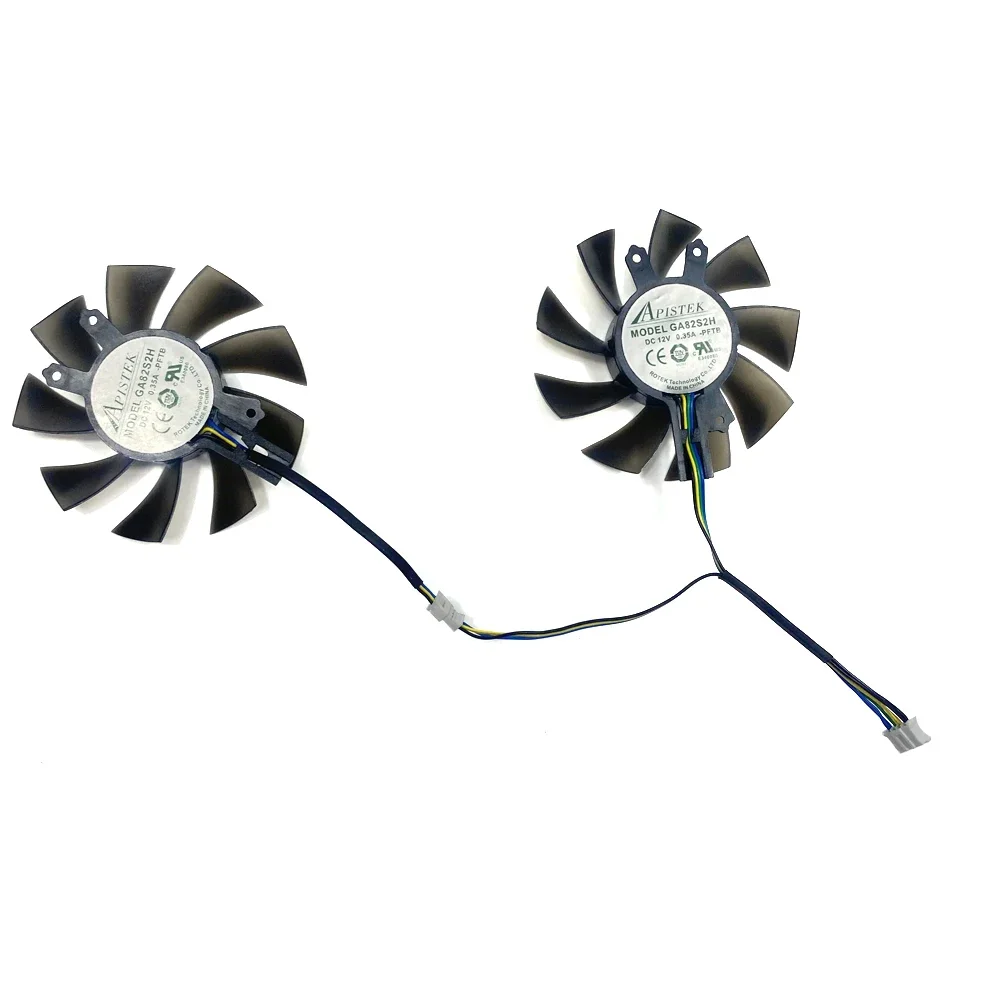 For KFA2 GeForce RTX 2060 Super ELITE (1-Click OC) Cooling Fans 75MM 4pin GA82S2H RTX2060 GPU Super FAN