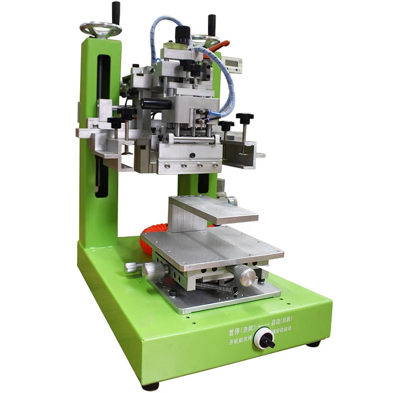 Semi-automatic pneumatic desktop high-precision inclined arm swing pad printing machine industrial printing machinery and equipm
