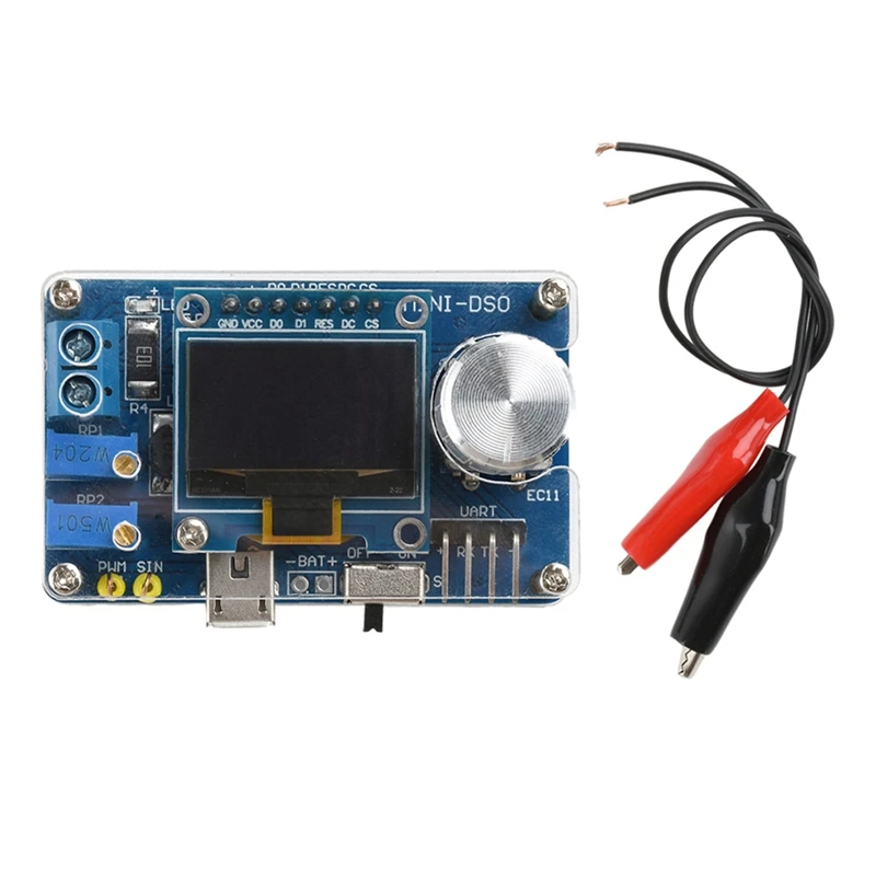 ABKP-DIY Mini Kit oscilloscopio digitale STC8K8A Microcontrollore Pratica di saldatura elettronica Parti sciolte