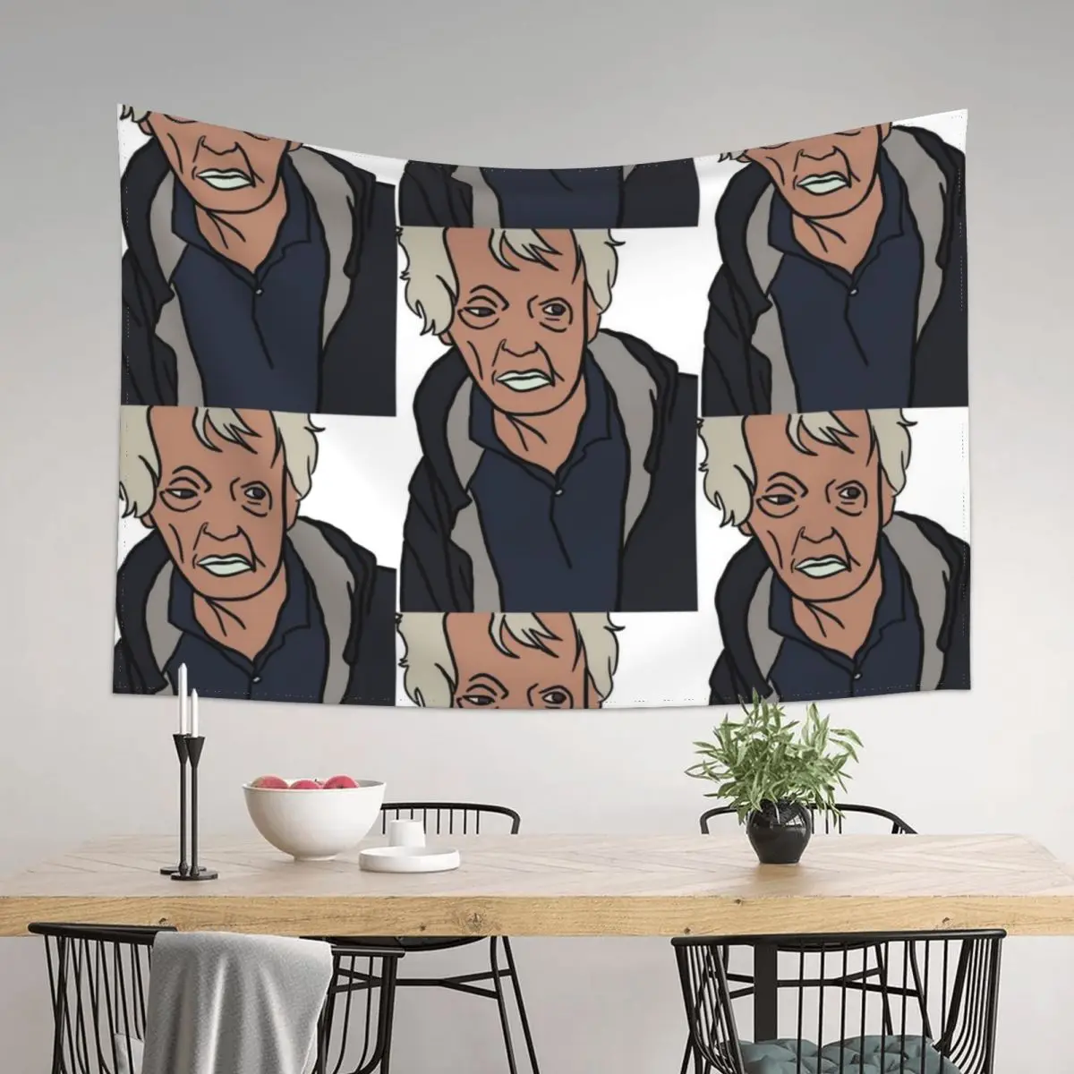 

Grandpa Eating Paint Tapestry Cute Room Decor Room Decorations Aesthetic Room Decorating Aesthetic Tapestry
