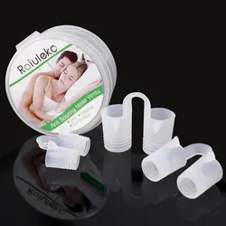 Anti Snoring Nasal Dilator Silicone Mini Sleep Aid Relieves Smooth Nasal Passage Breathing Ventilates Nasal Clip Health Device